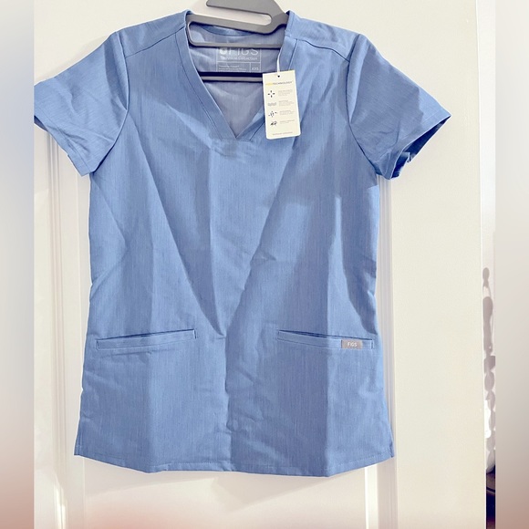 Figs heather indigo Casma tops - Picture 5 of 9